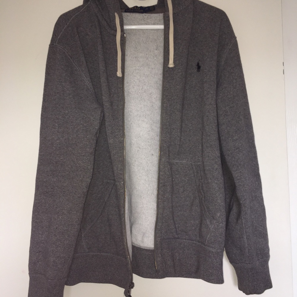 Men’s Polo grey jacket. Size L